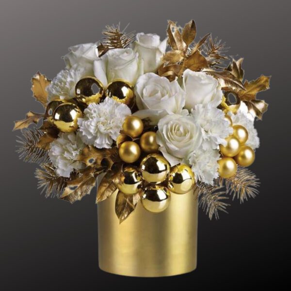 The Golden Christmas Bouquet